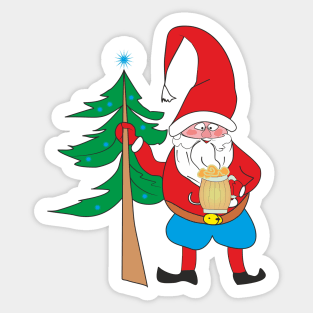 Funny Gnome Sticker